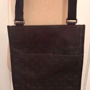 Authentic Gucci dark brown bag